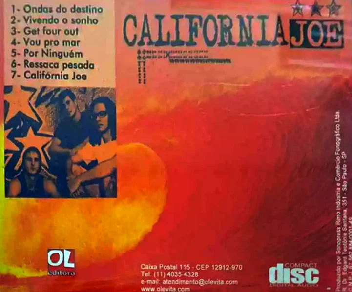 Capa do primeiro álbum California Joe